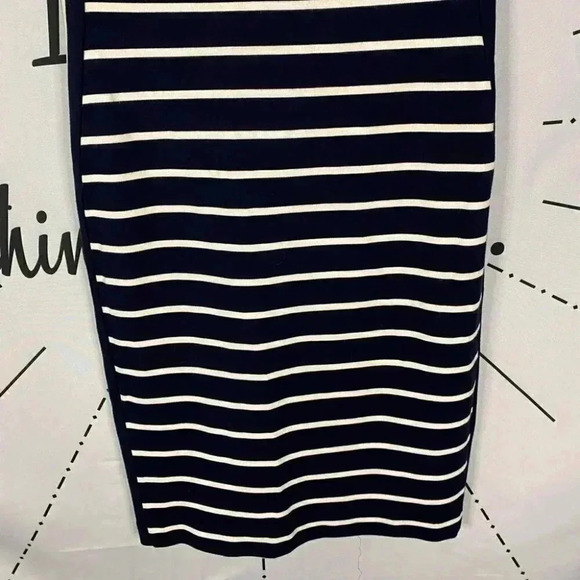 Banana Republic Navy Blue & White Striped Nautical Dress - Picture 4 of 7